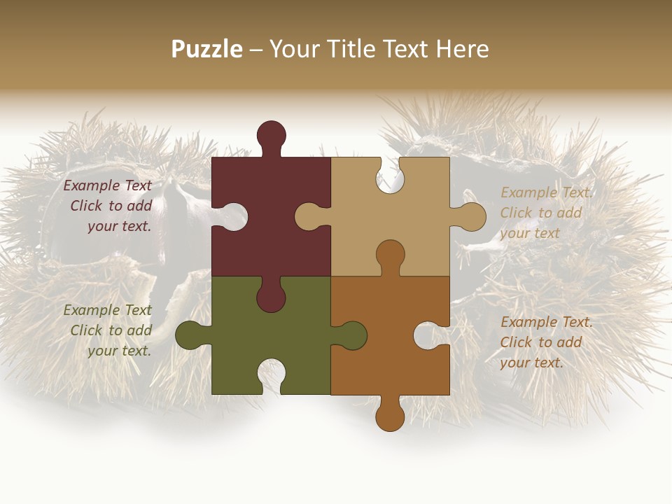 White Healthy Seeds PowerPoint Template