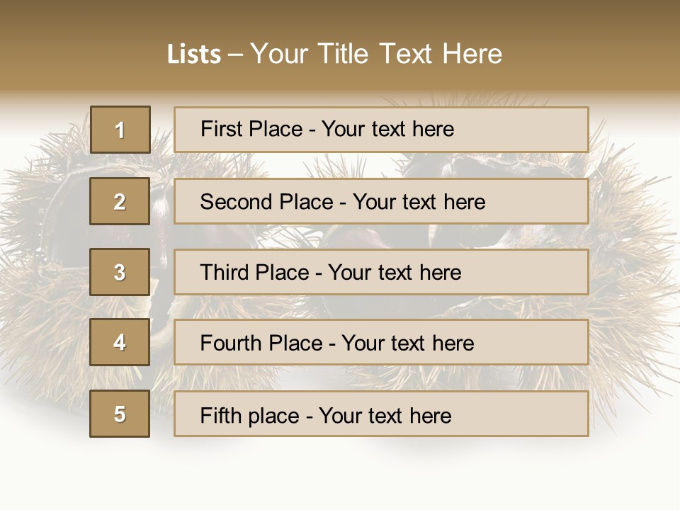 White Healthy Seeds PowerPoint Template