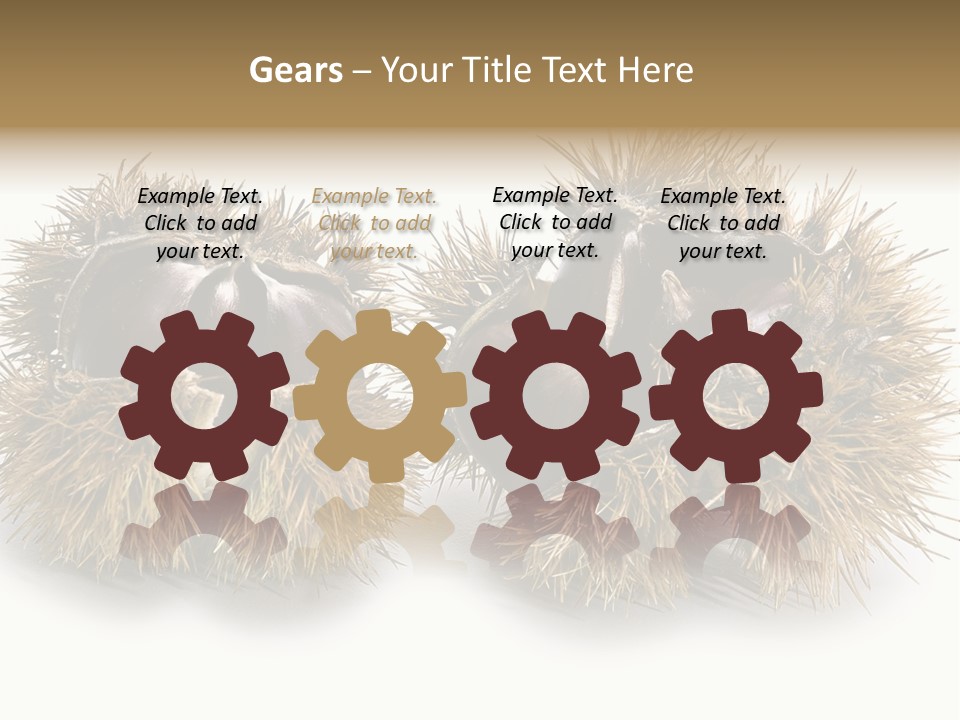 White Healthy Seeds PowerPoint Template