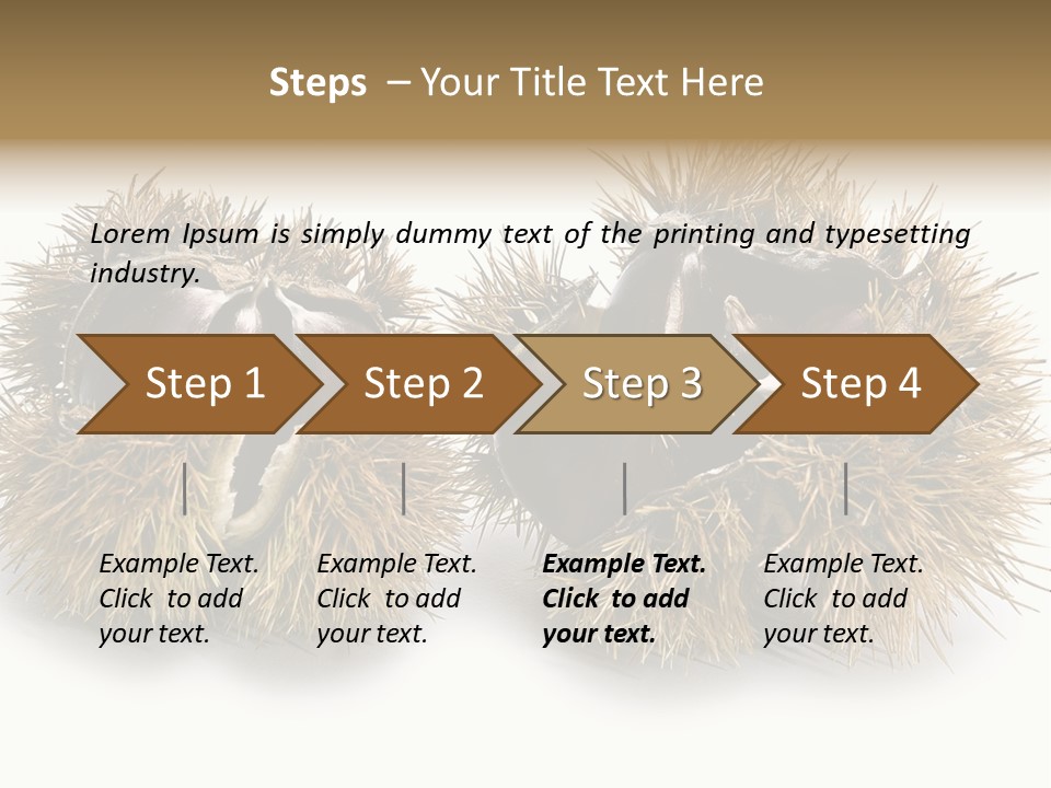 White Healthy Seeds PowerPoint Template