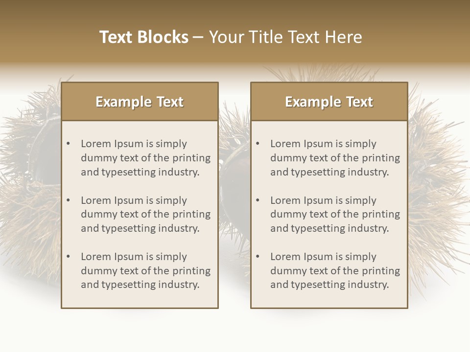 White Healthy Seeds PowerPoint Template