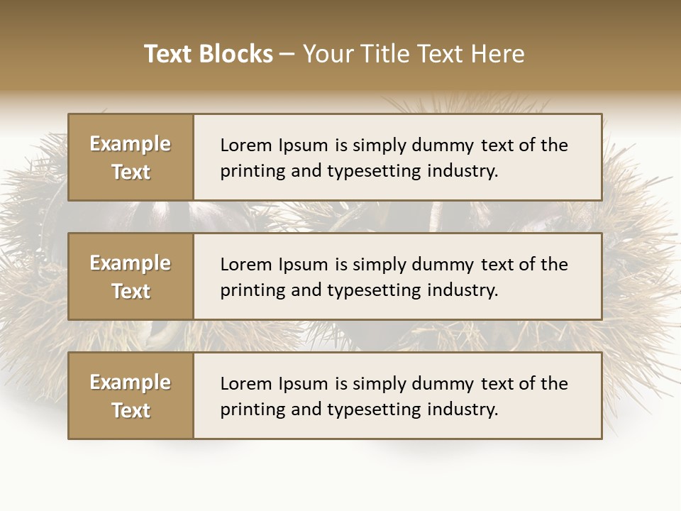 White Healthy Seeds PowerPoint Template
