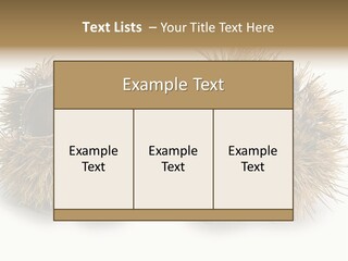 White Healthy Seeds PowerPoint Template