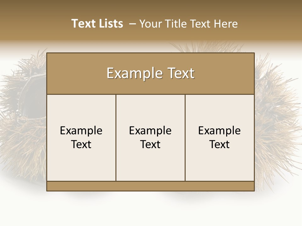 White Healthy Seeds PowerPoint Template