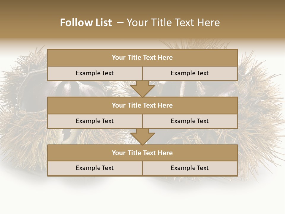 White Healthy Seeds PowerPoint Template
