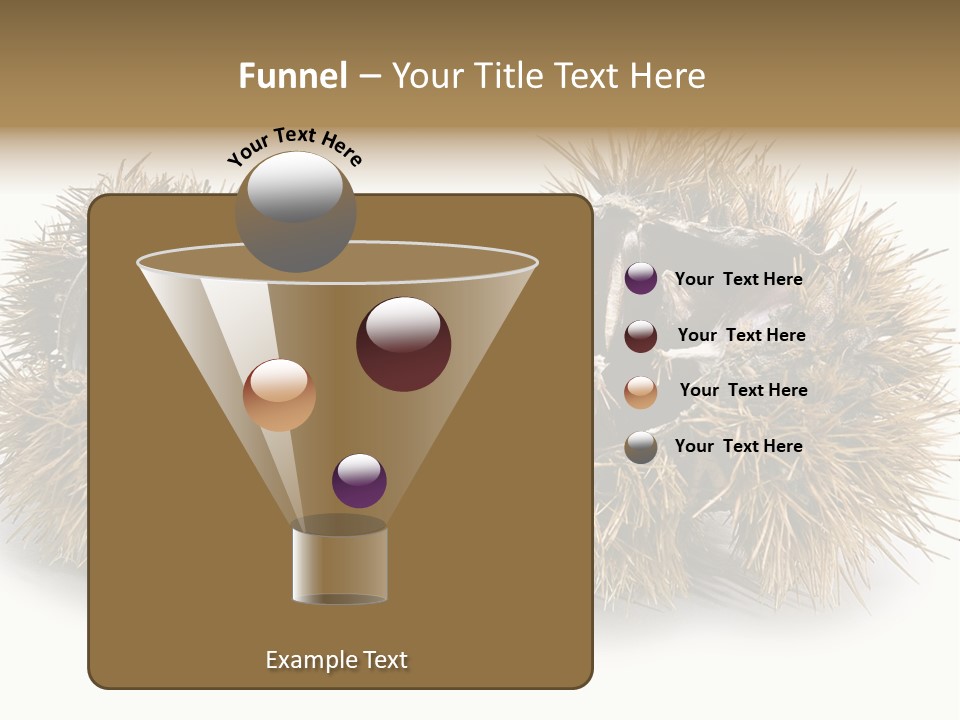 White Healthy Seeds PowerPoint Template