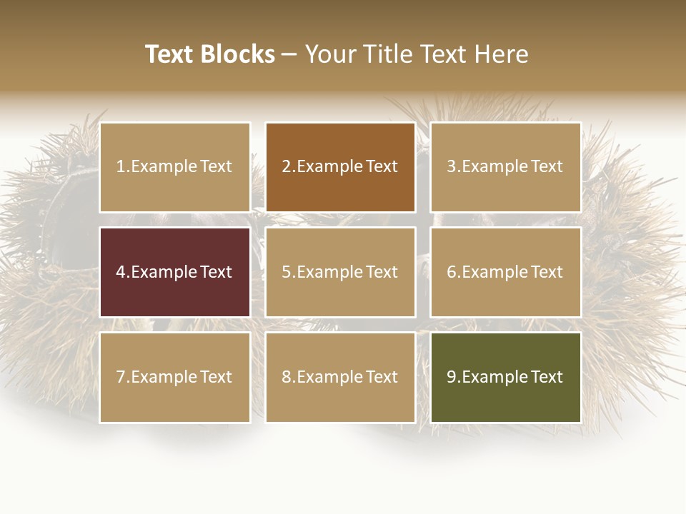 White Healthy Seeds PowerPoint Template