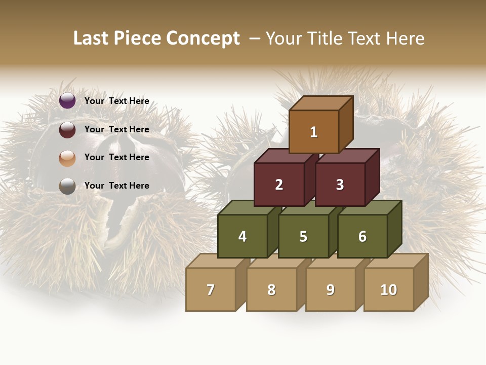 White Healthy Seeds PowerPoint Template