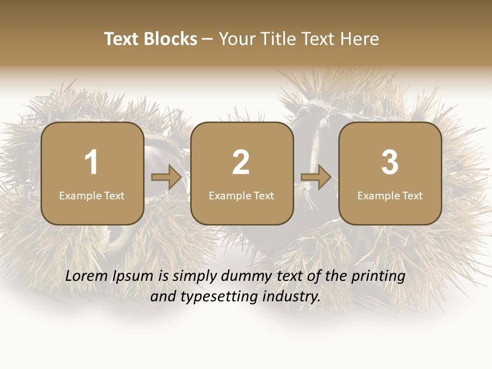 White Healthy Seeds PowerPoint Template