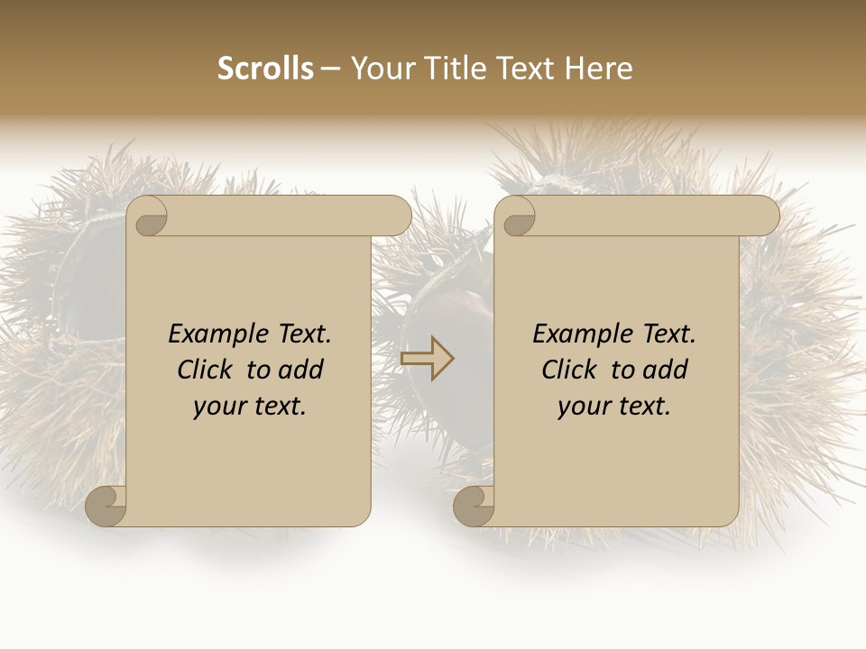 White Healthy Seeds PowerPoint Template