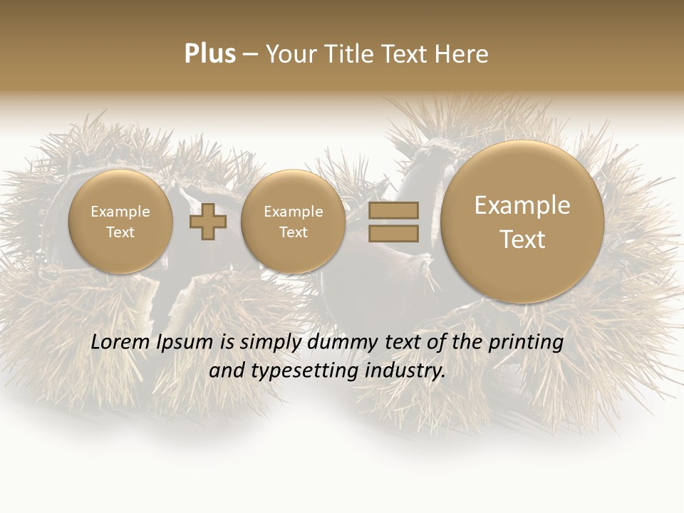 White Healthy Seeds PowerPoint Template