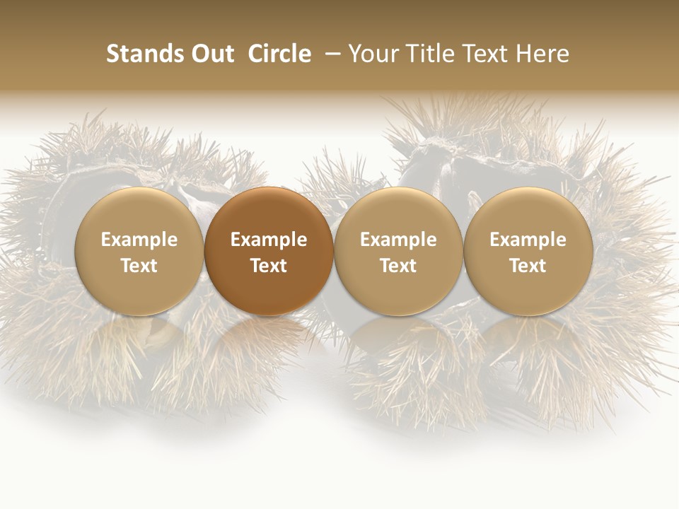 White Healthy Seeds PowerPoint Template