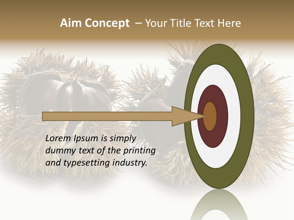 White Healthy Seeds PowerPoint Template