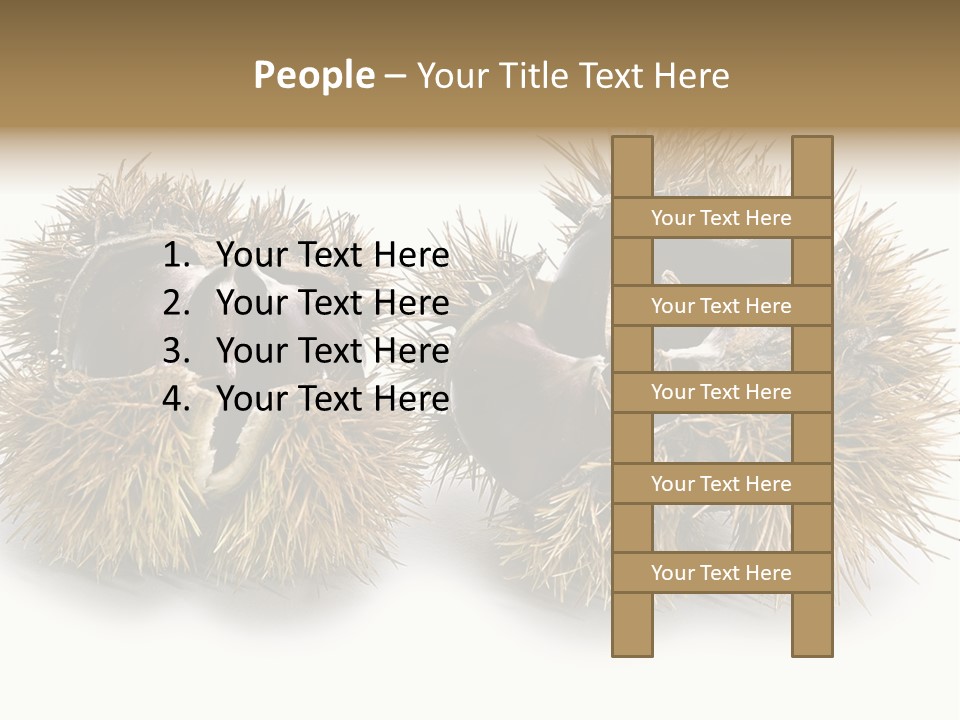 White Healthy Seeds PowerPoint Template