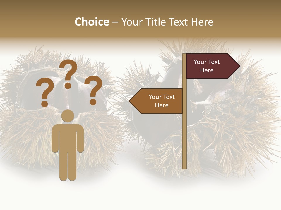 White Healthy Seeds PowerPoint Template