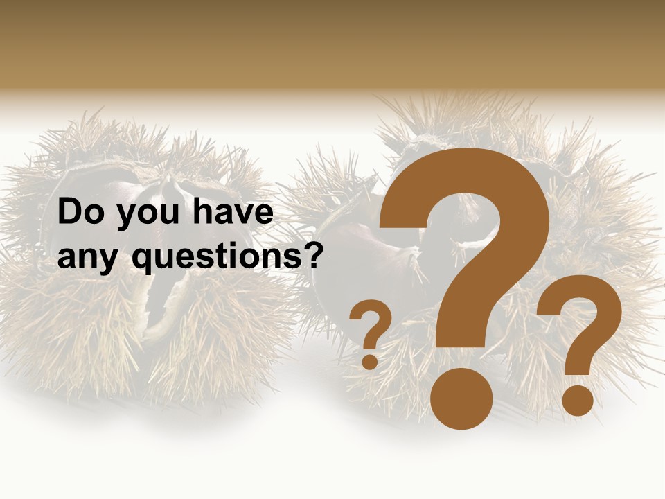 White Healthy Seeds PowerPoint Template