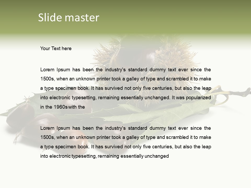 Autumn Brown Organic PowerPoint Template