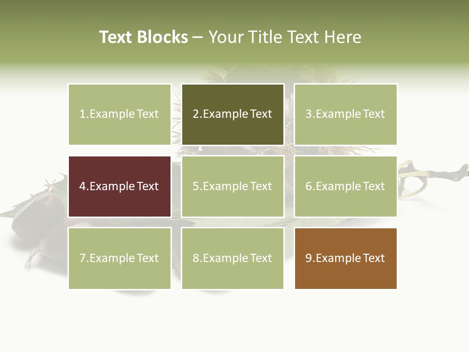 Autumn Brown Organic PowerPoint Template