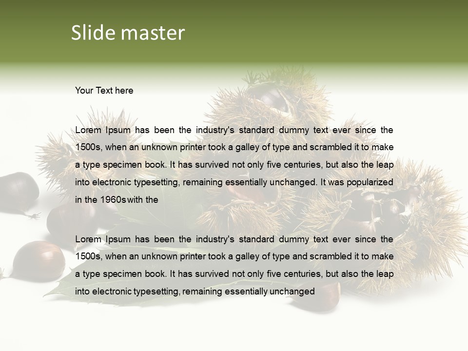 Chestnut White Agriculture PowerPoint Template