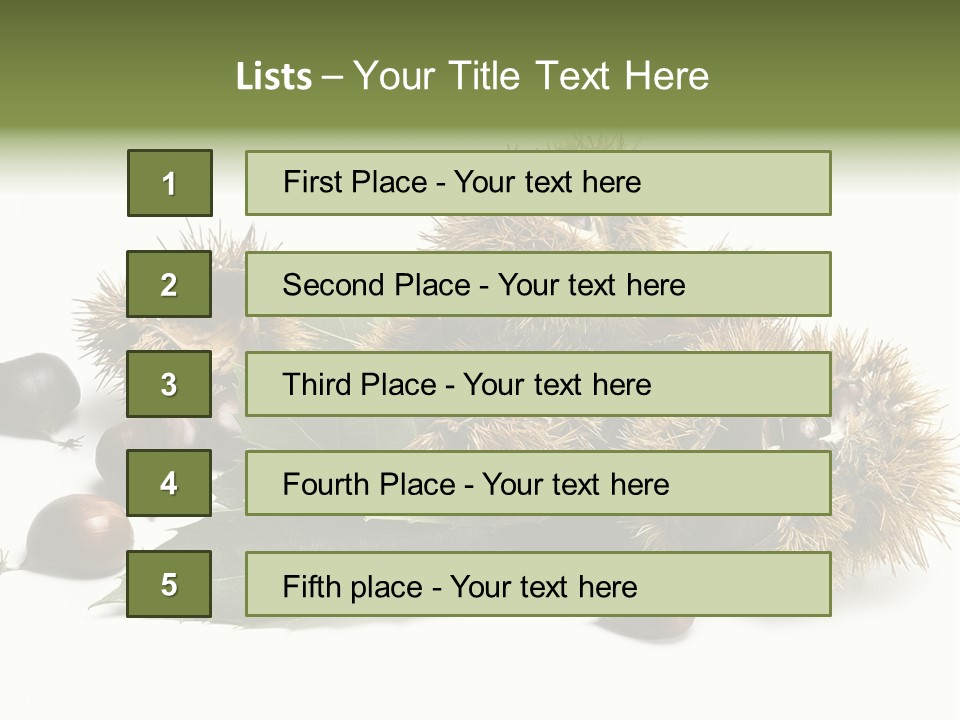 Chestnut White Agriculture PowerPoint Template
