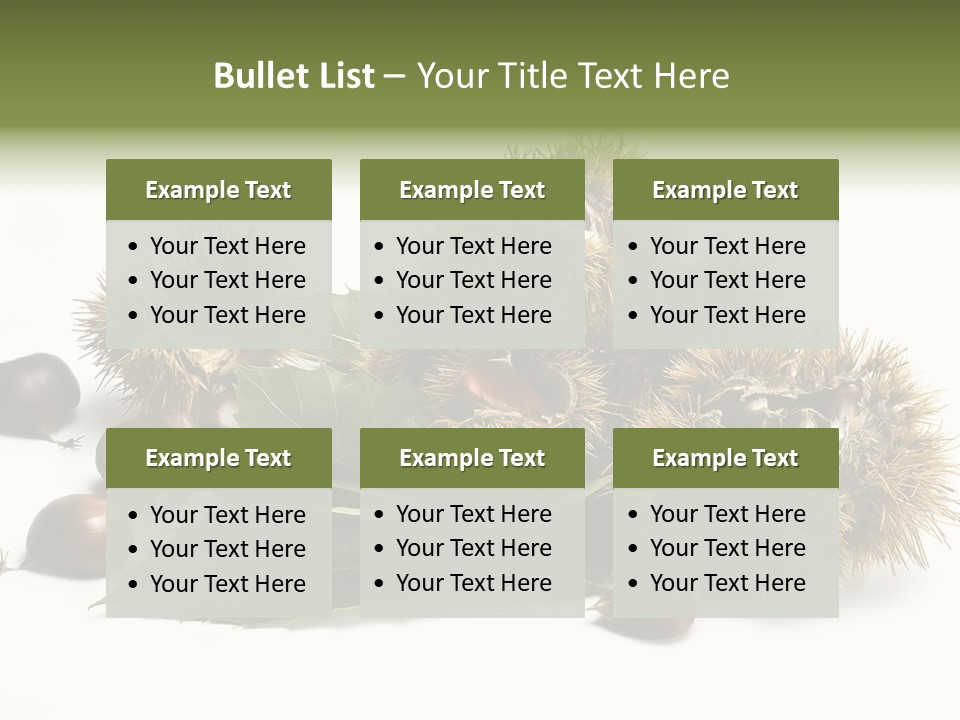 Chestnut White Agriculture PowerPoint Template