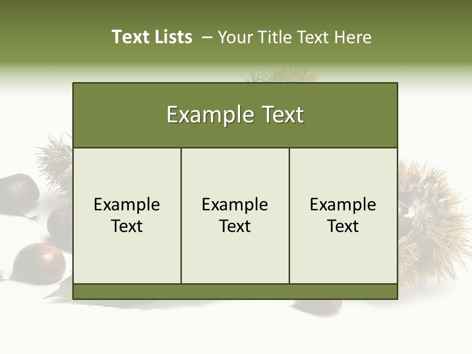 Chestnut White Agriculture PowerPoint Template
