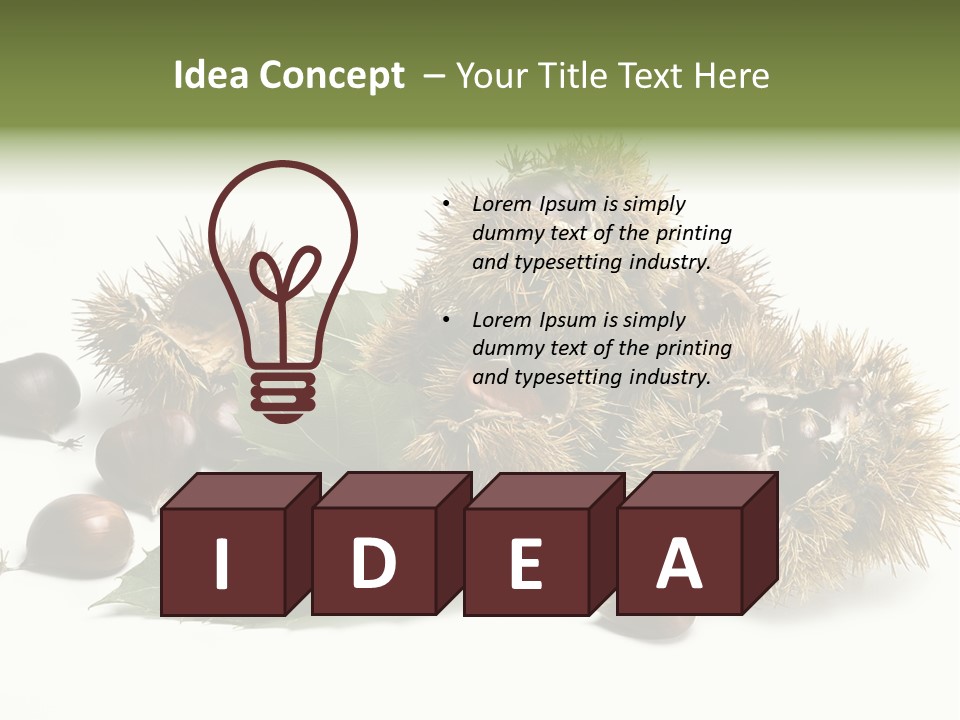 Chestnut White Agriculture PowerPoint Template