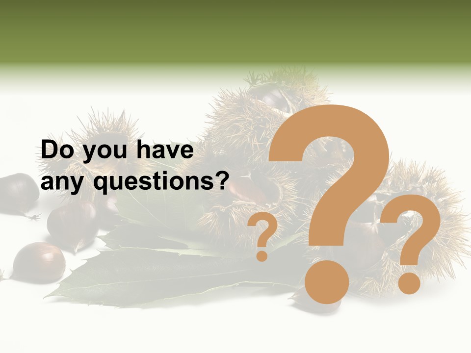 Chestnut White Agriculture PowerPoint Template