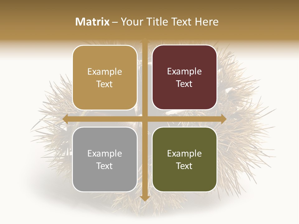 Leaf Edible Spiny PowerPoint Template