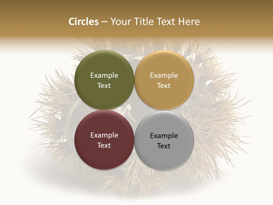 Leaf Edible Spiny PowerPoint Template