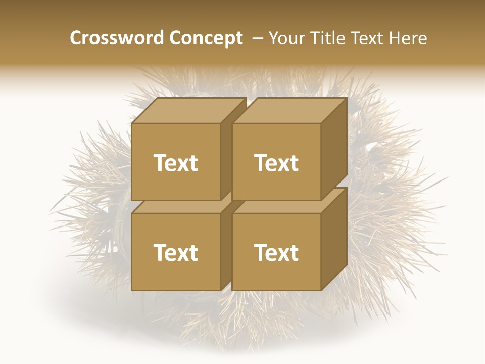 Leaf Edible Spiny PowerPoint Template