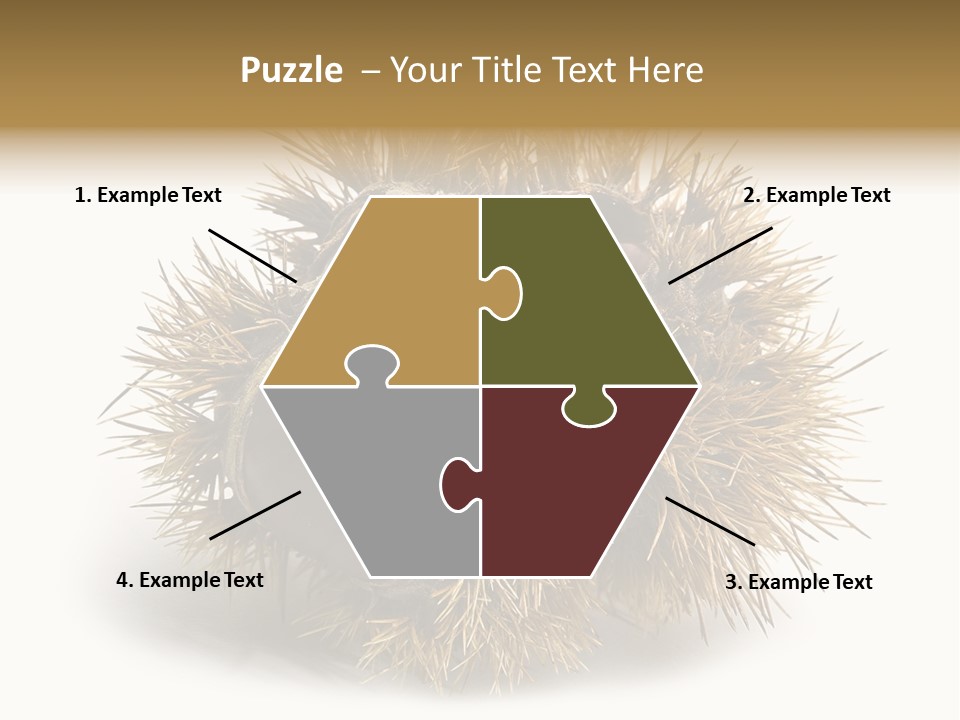 Leaf Edible Spiny PowerPoint Template