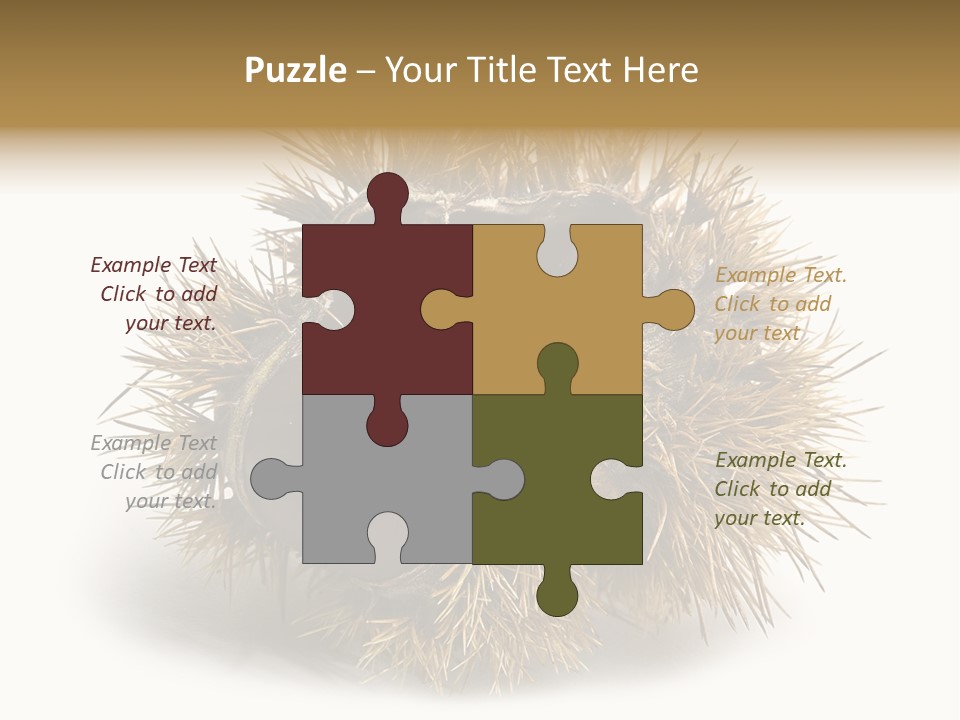 Leaf Edible Spiny PowerPoint Template