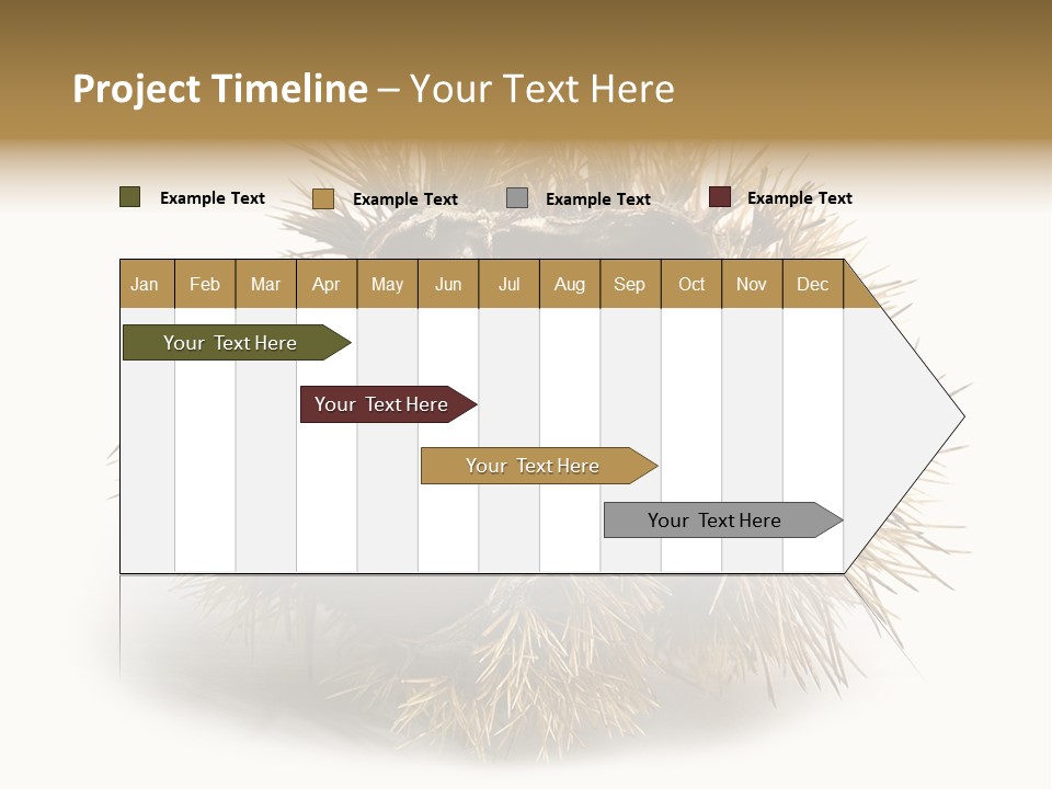 Leaf Edible Spiny PowerPoint Template