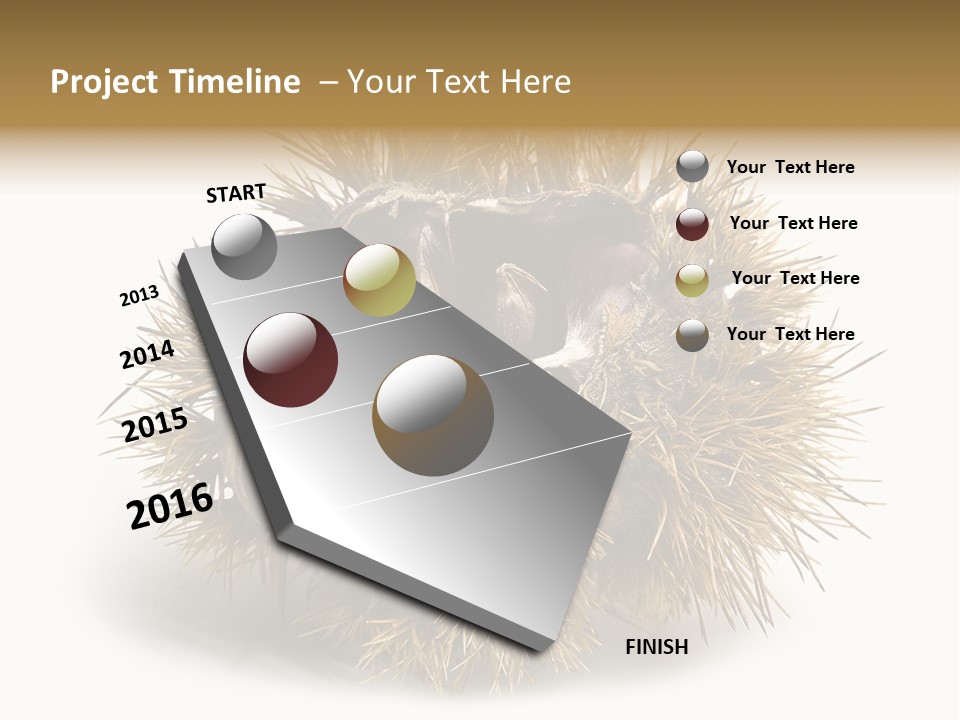 Leaf Edible Spiny PowerPoint Template