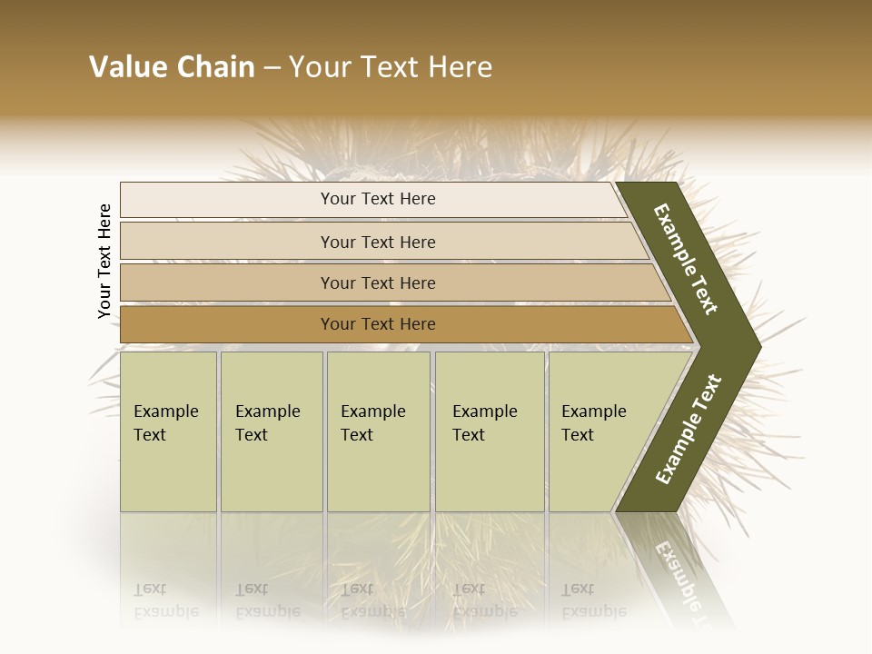 Leaf Edible Spiny PowerPoint Template