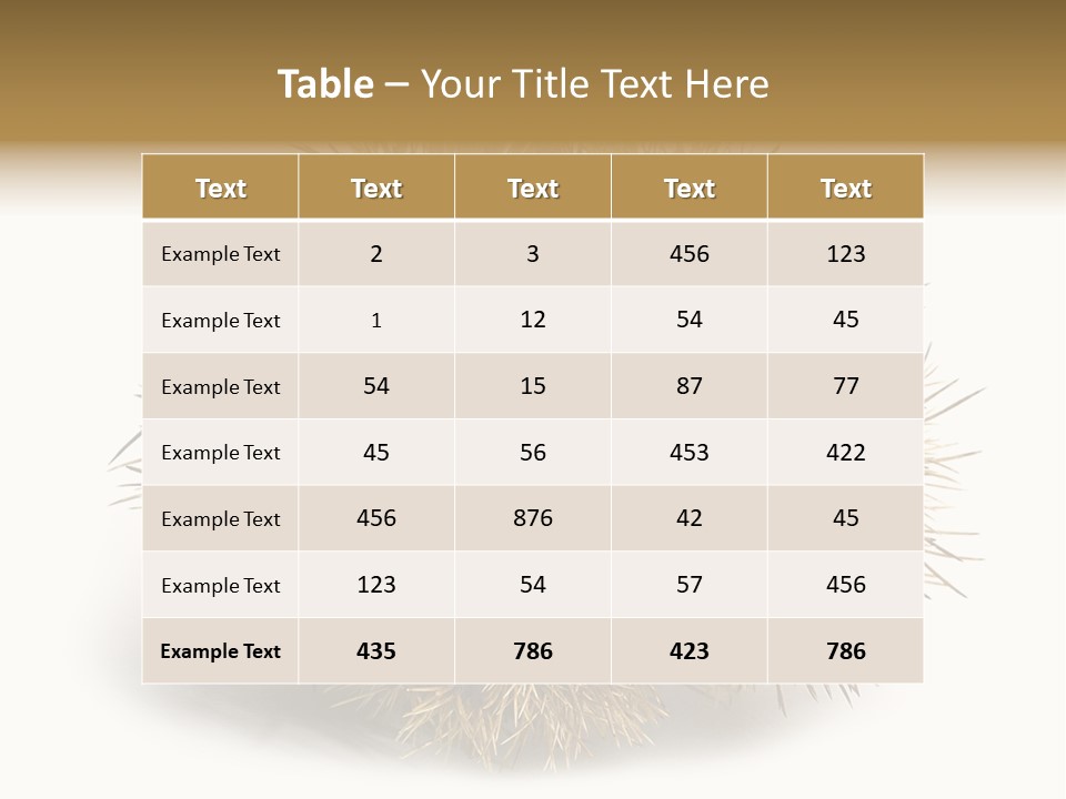 Leaf Edible Spiny PowerPoint Template