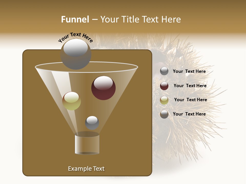 Leaf Edible Spiny PowerPoint Template