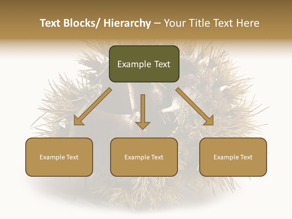 Leaf Edible Spiny PowerPoint Template
