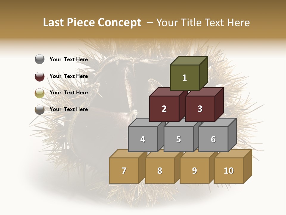 Leaf Edible Spiny PowerPoint Template