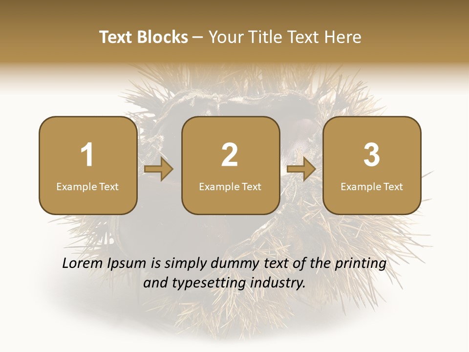 Leaf Edible Spiny PowerPoint Template