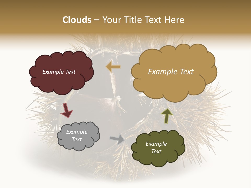 Leaf Edible Spiny PowerPoint Template