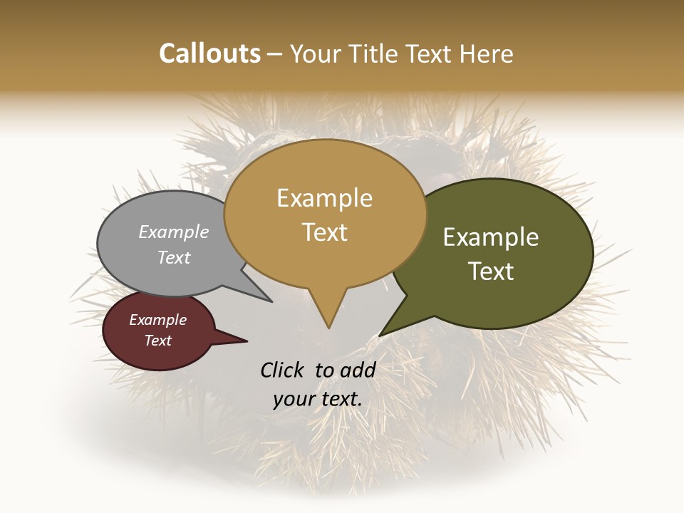 Leaf Edible Spiny PowerPoint Template