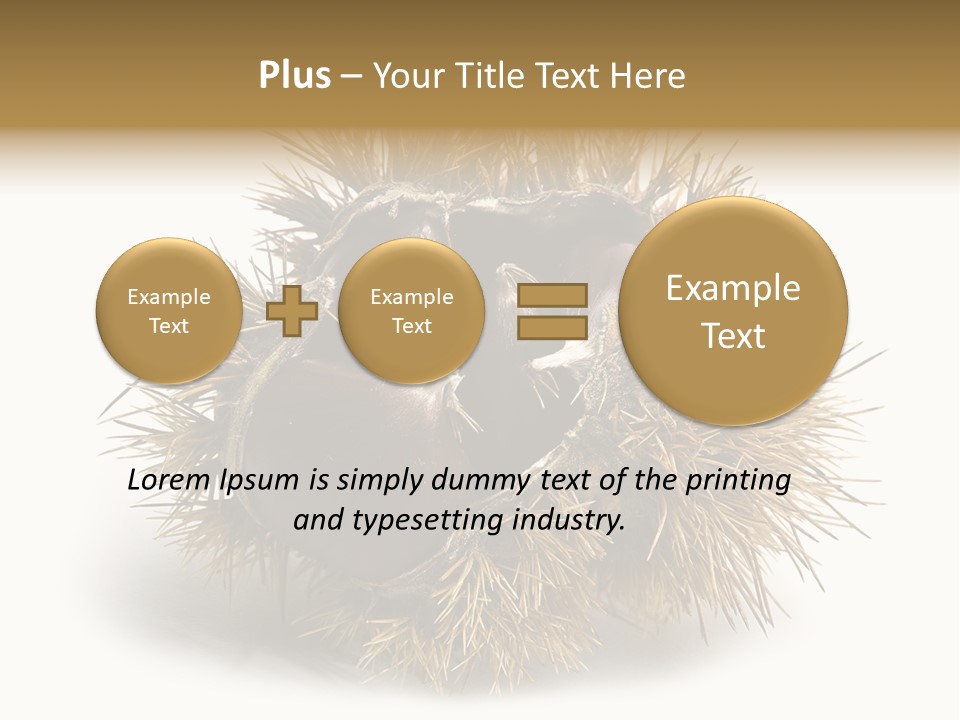 Leaf Edible Spiny PowerPoint Template