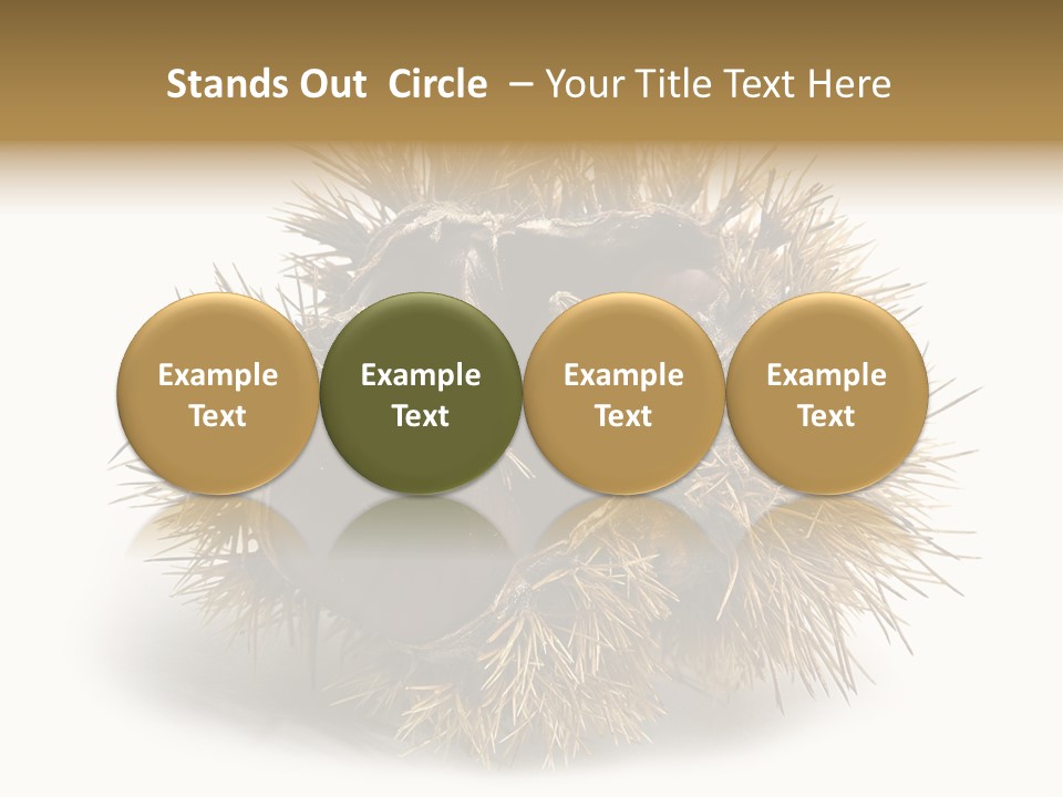 Leaf Edible Spiny PowerPoint Template