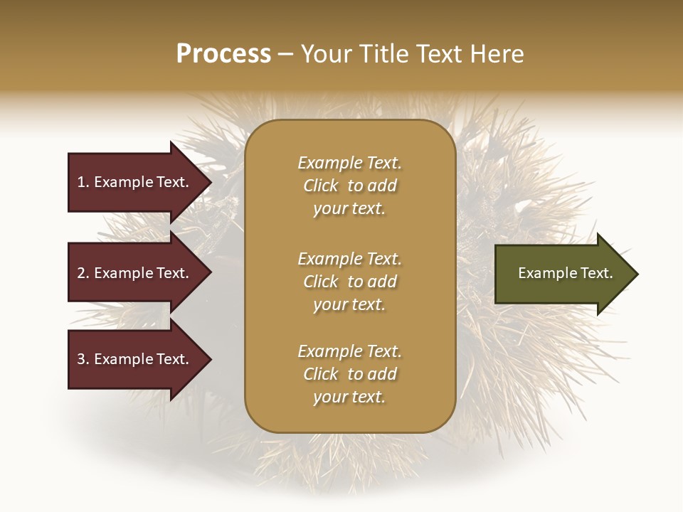 Leaf Edible Spiny PowerPoint Template