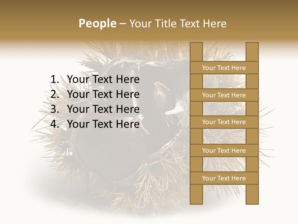 Leaf Edible Spiny PowerPoint Template