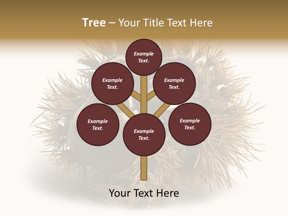 Leaf Edible Spiny PowerPoint Template