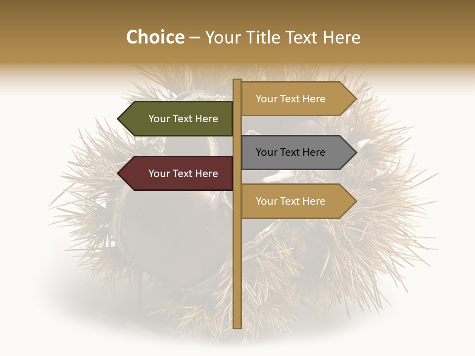 Leaf Edible Spiny PowerPoint Template