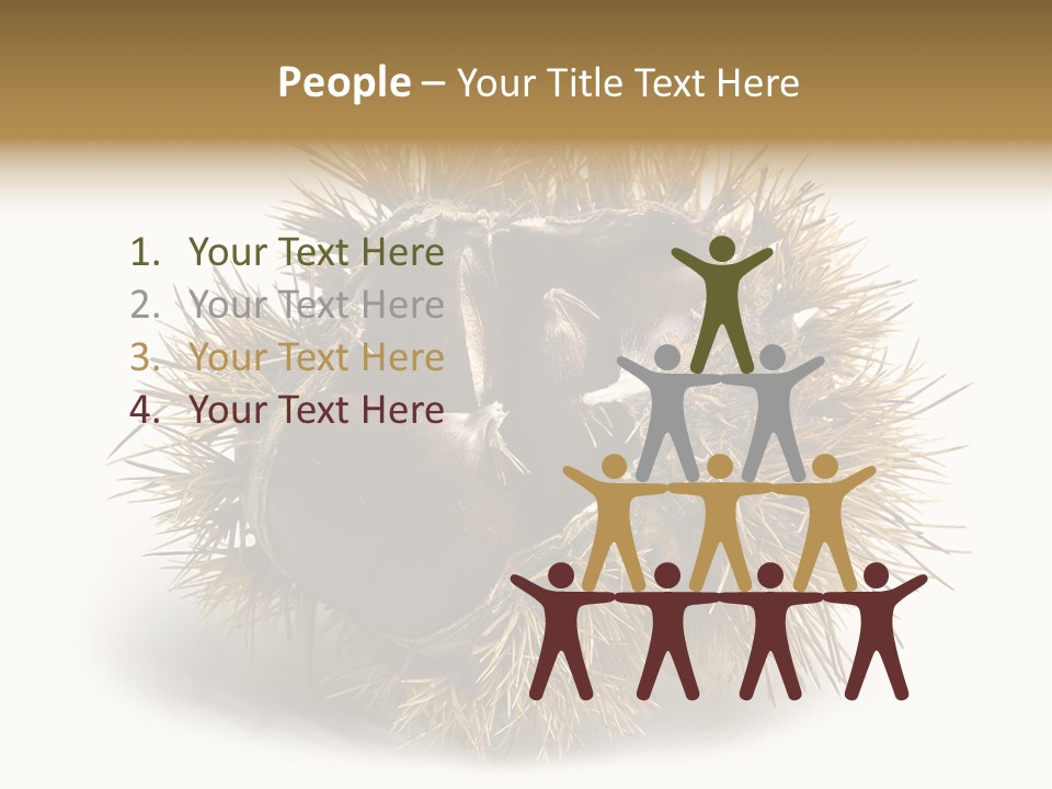 Leaf Edible Spiny PowerPoint Template